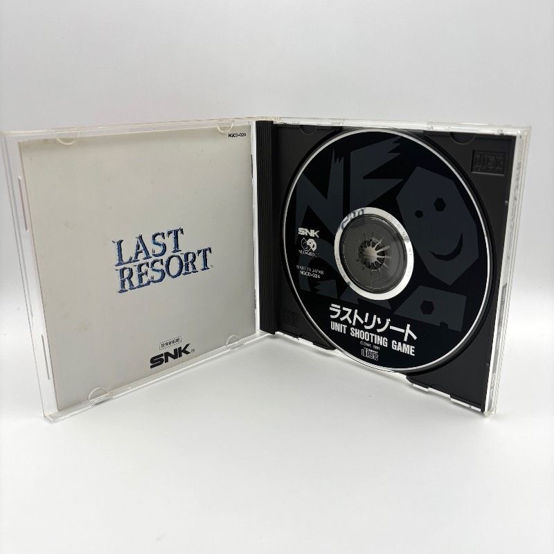動作品 帯付き】 NEOGEO CD ラストリゾート LAST RESORT ネオジオCD