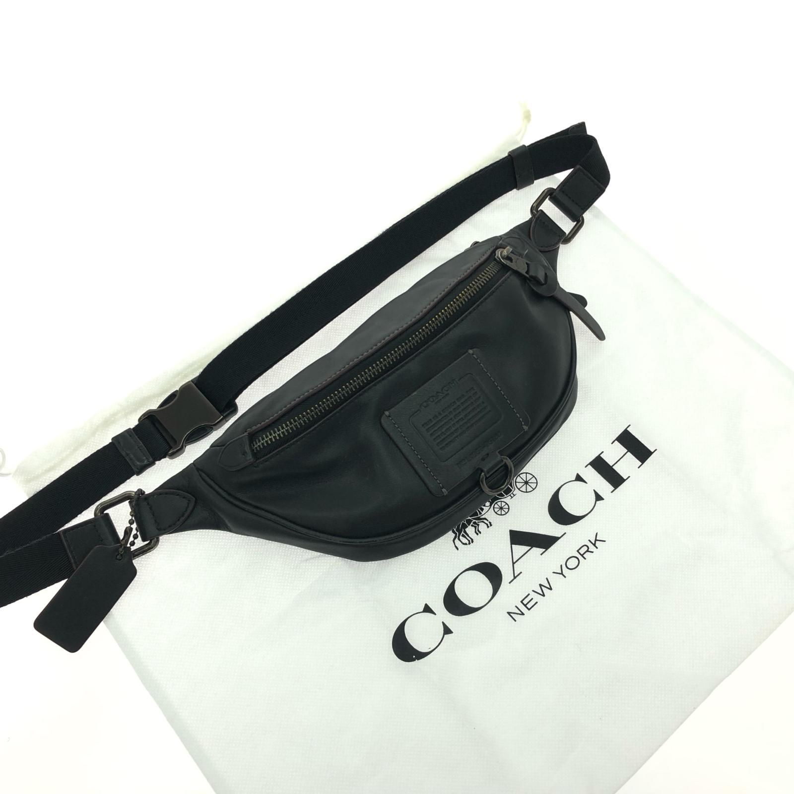 COACH コーチ メンズ アウトレット ボディバッグ レザー ウエスト 