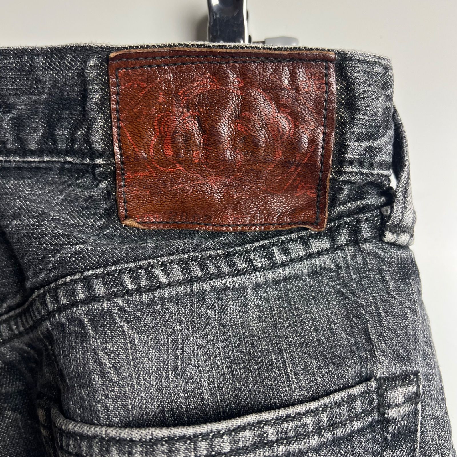 EVISU JAPAN made BLACK denim pants w31 エヴィス エビス ブラック
