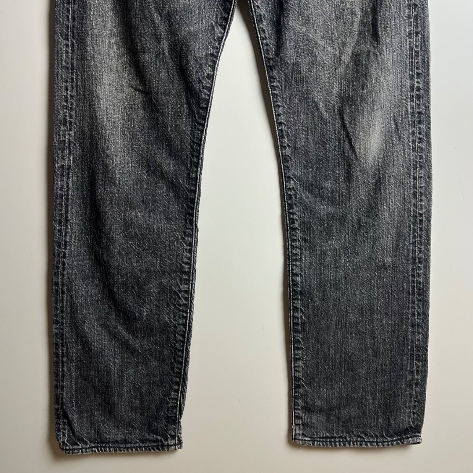 EVISU JAPAN made BLACK denim pants w31 エヴィス エビス ブラック