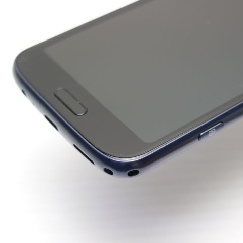 新品同様 SIMフリー らくらくスマートフォン F-53E ネイビー スマホ
