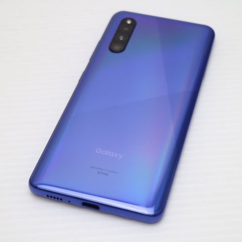 新品同様 SCV48 Galaxy A41 ブルー スマホ 白ロム 土日祝発送OK 03000