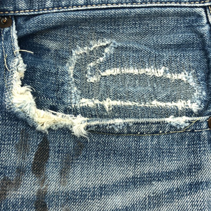 中古】LEVI'S 501XX リペア 44501 J22 J15970 日本製 BIGE 大戦モデル