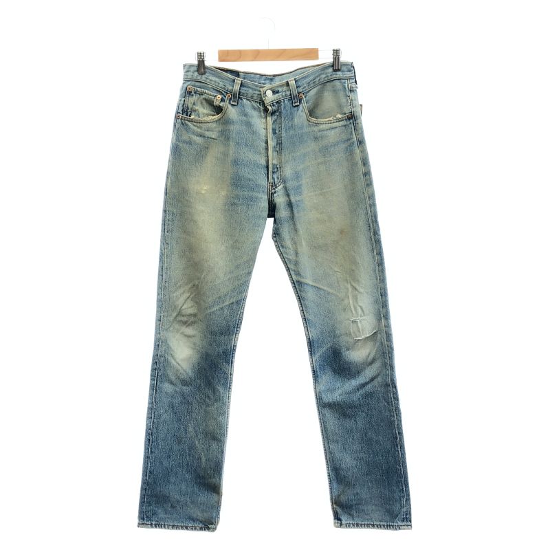 【中古】90s LEVI'S 501 W33 L34 ライトブルー USA製 リーバイス[92]