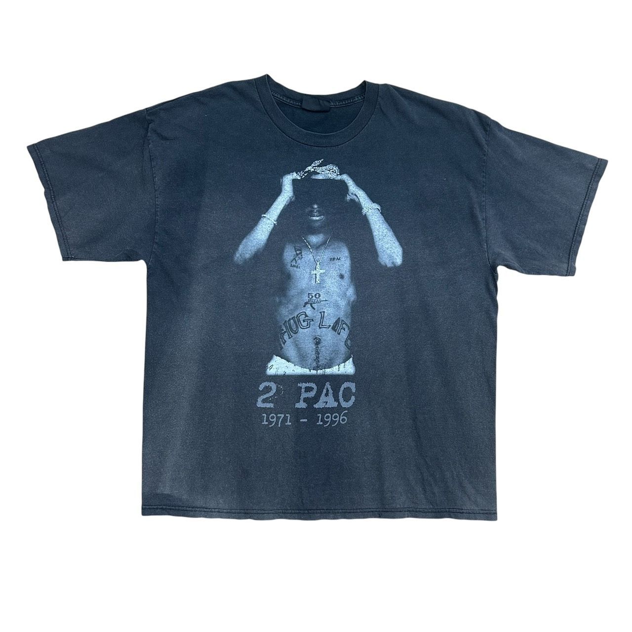 00'sビンテージ 2PAC B.I.G Tシャツ フォト 90's 80's snoop dogg