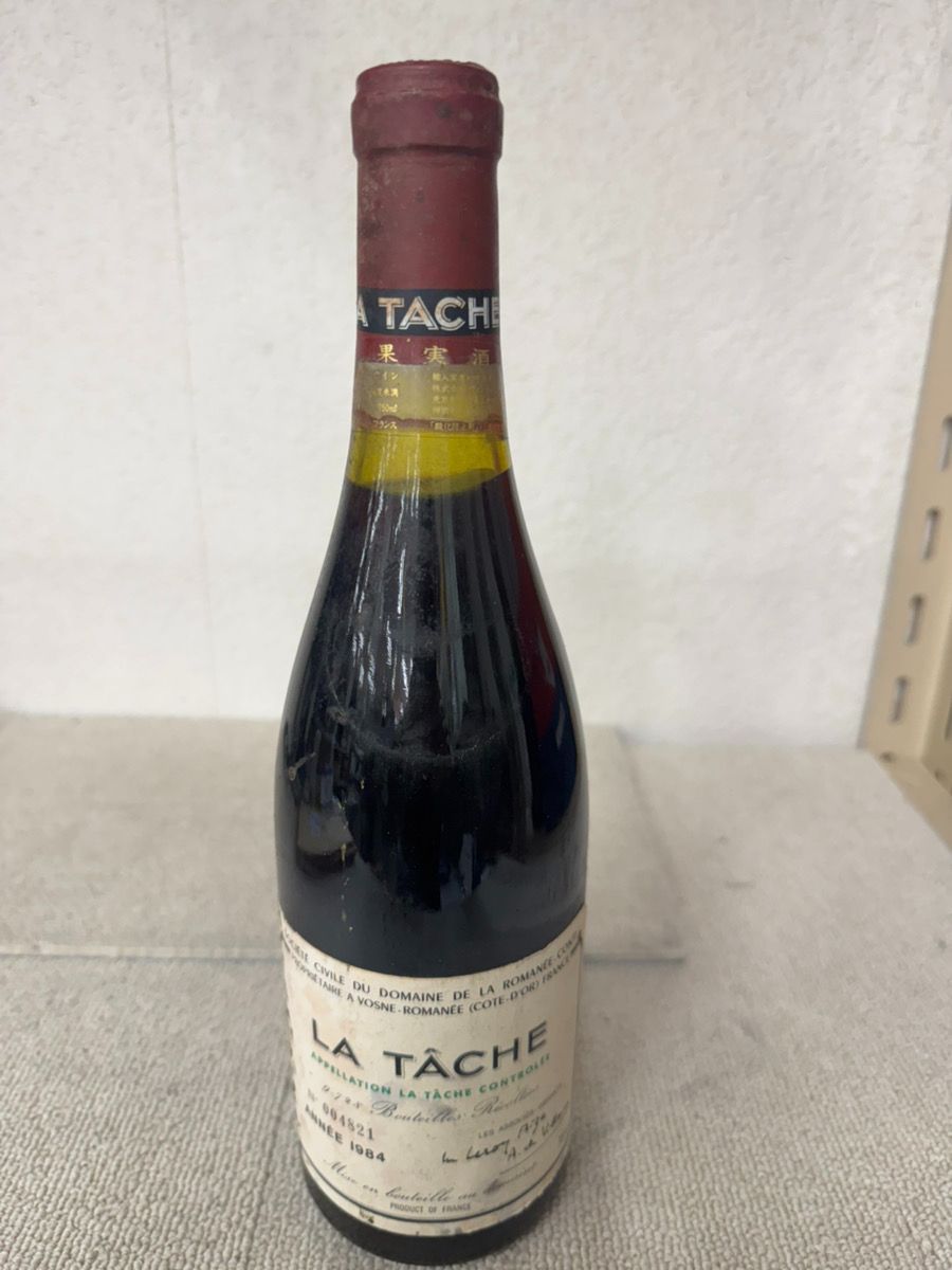 ★未開栓 コルク落ち 難あり ワイン LA　TACHE 004821　750ml　1984　14度未満 フランス ヴィンテージ ★