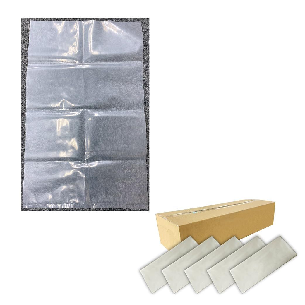 新品 セーフラン(SAFERUN) アスベスト廃棄用袋【1ケース5袋入 合計50枚】 LDPE 透明(印字無し) 850x1280mm 厚さ0.15mm ※黄色の袋を透明の袋に入れて必ず二重にして使用してください。※マチ無し