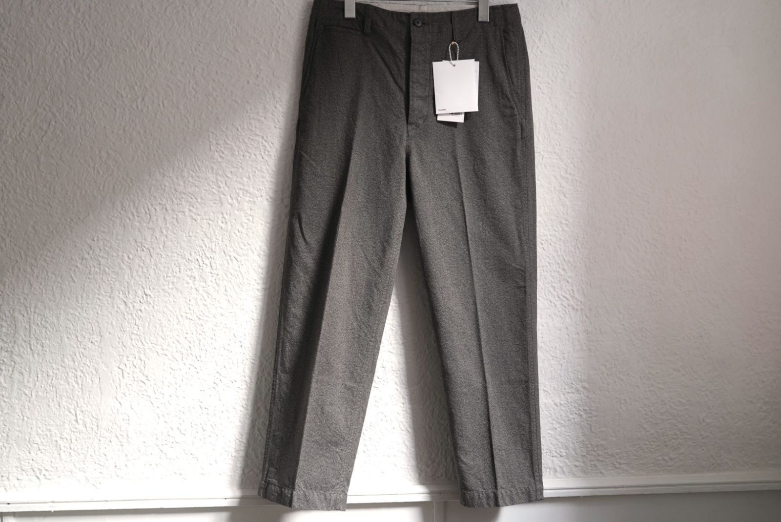 25SS CHINO HW PANTS コットンチノトラウザーズパンツ グレー / visvim