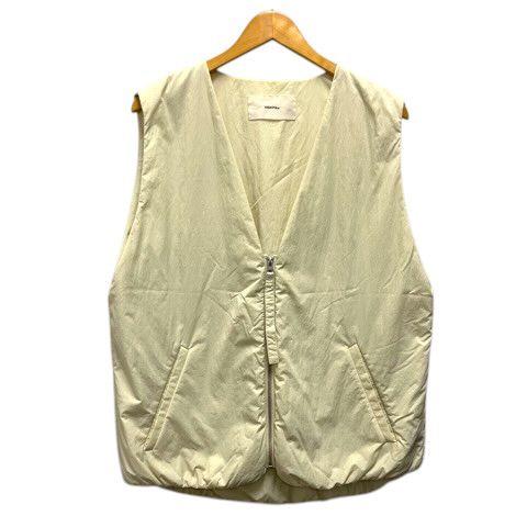 トゥデイフル TODAYFUL 12410106 Vneck Nylon Vest Vネックナイロンベスト 24年モデル 中わた F 白 アイボリー