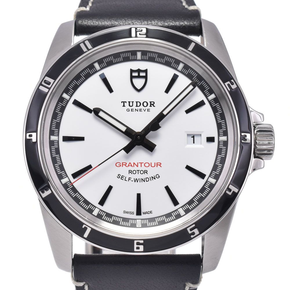 チューダー TUDOR 20500 グランツアー ブラック 自動巻き メンズ 美品 腕時計 J#147933