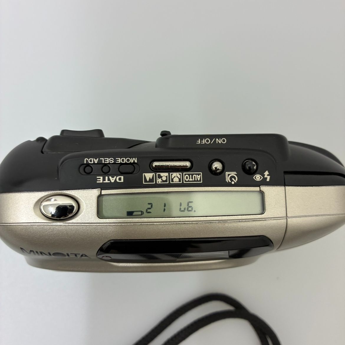 MINOLTA Capios 75 コンパクトフィルムカメラ ケース付き 通電確認済み