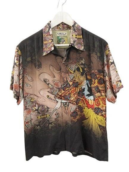 サンサーフ 東洋 SUN SURF × 月岡芳年 スペシャルエディション アロハシャツ M NEW STORY SS39532 ハワイアンシャツ