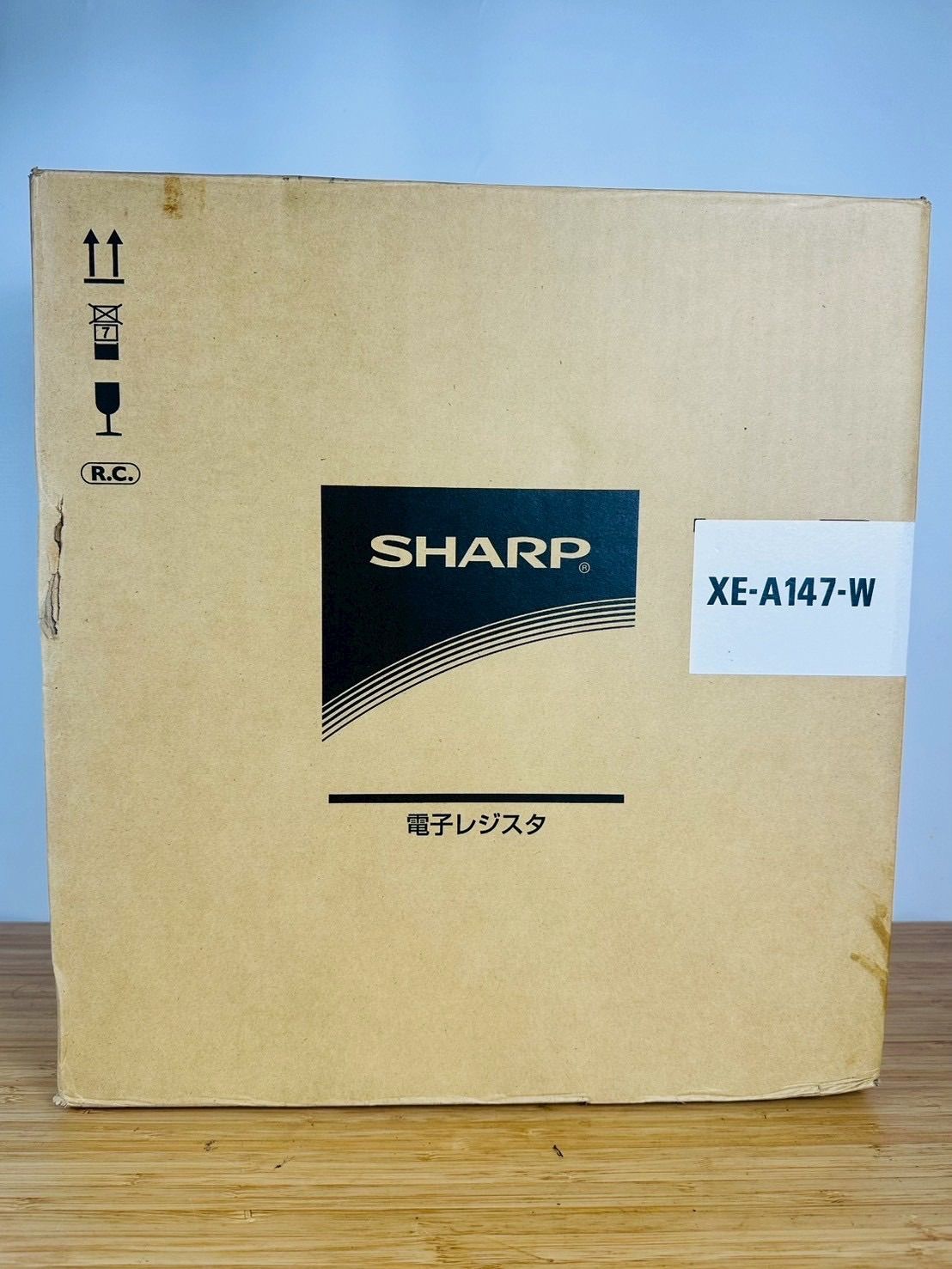 【埼玉発】（美品）SHARP シャープ 電子レジスタ XE-A147-W ホワイト
