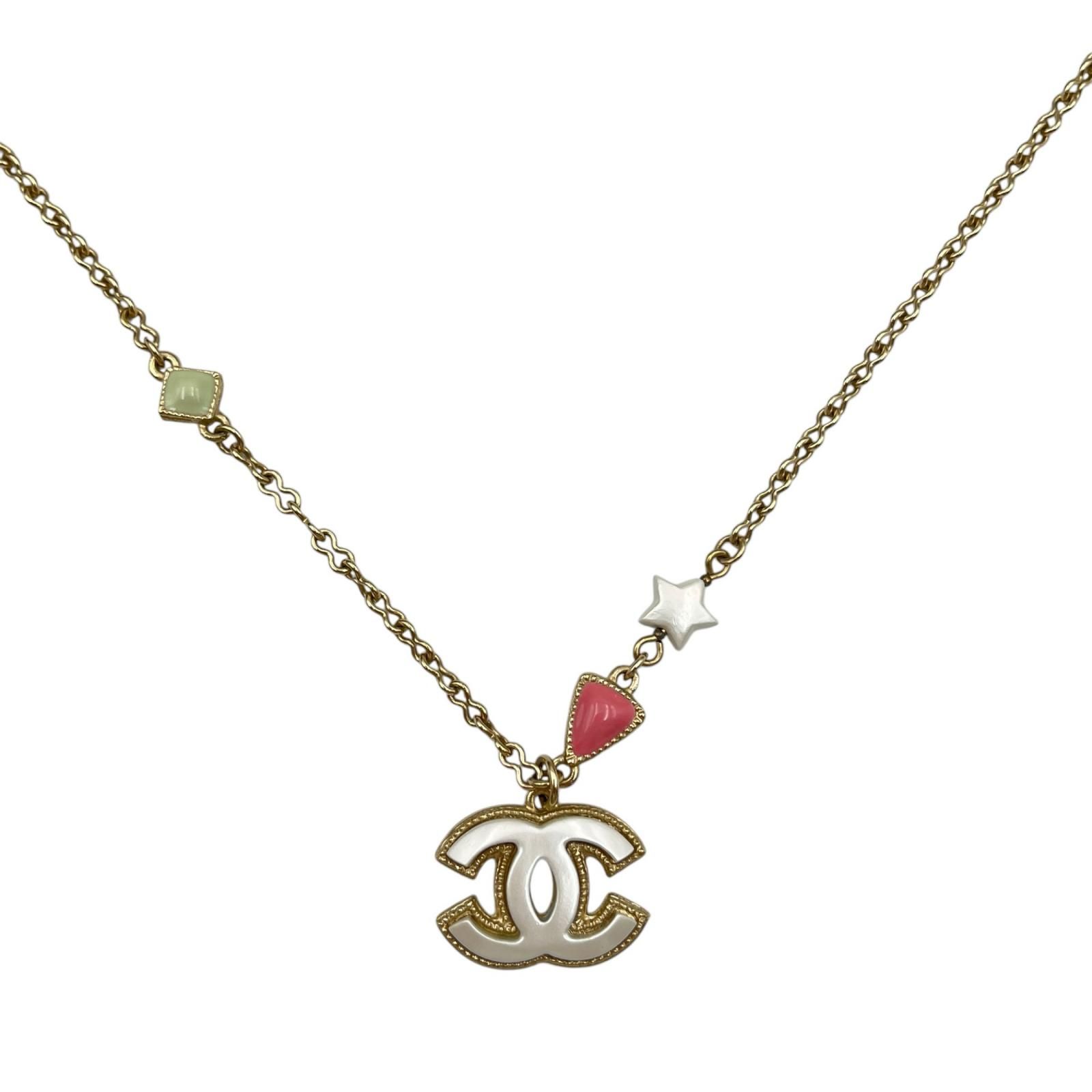 シャネル CHANEL ネックレス ミックスチャームネックレス ココマーク レディース