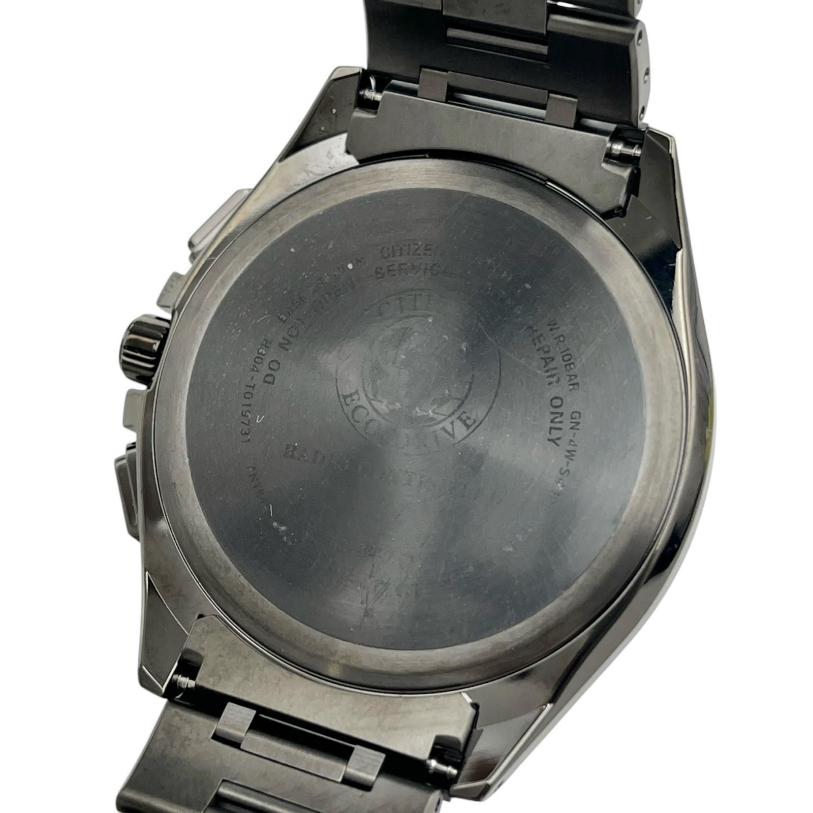 シチズン CITIZEN 腕時計 アテッサ ブラックチタン AT8044-56E チタン 