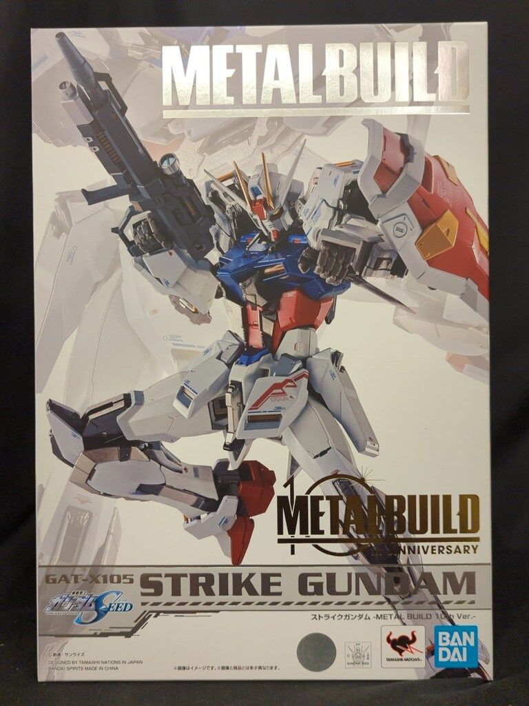 BANDAI SPIRITS METAL BUILD 機動戦士ガンダムSEED ストライクガンダム METAL BUILD 10th Ver.