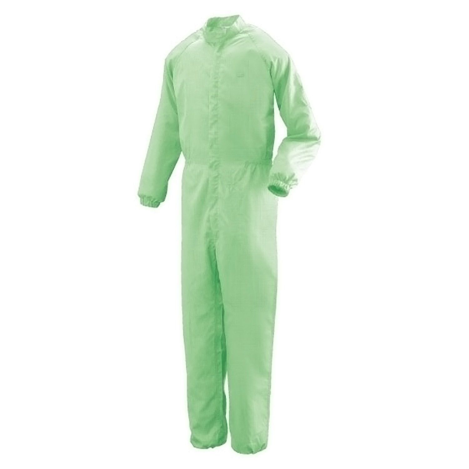 新品 [ミドリ安全] クリーンウェア クリーンスーツ 男女兼用 制電 速乾 C1031G グリーン S