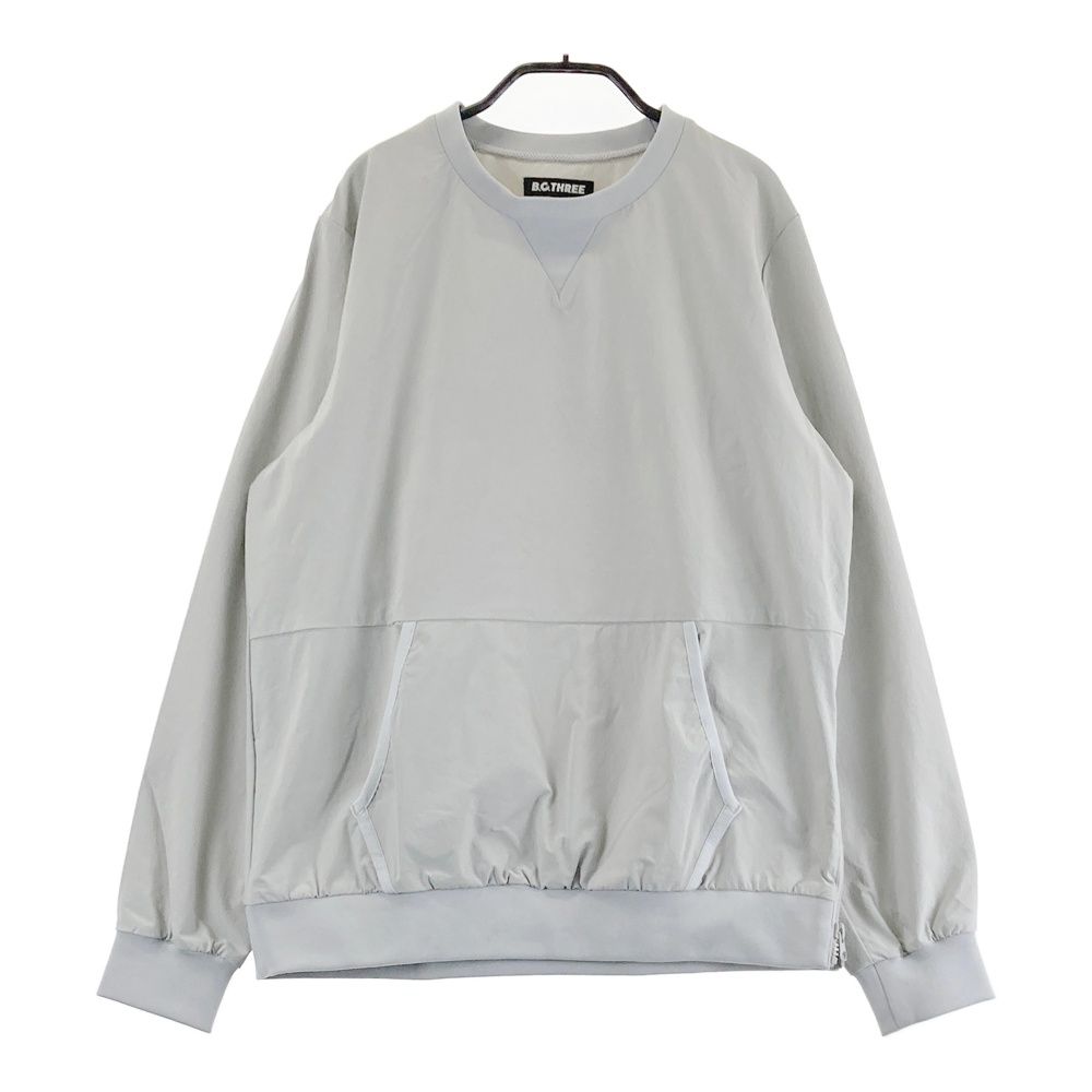 サイズ：L BEAMS GOLF ビームスゴルフ B.G.THREE ナイロン 長袖ブルゾン グレー系 [240101621943] ゴルフウェア レディース ストスト