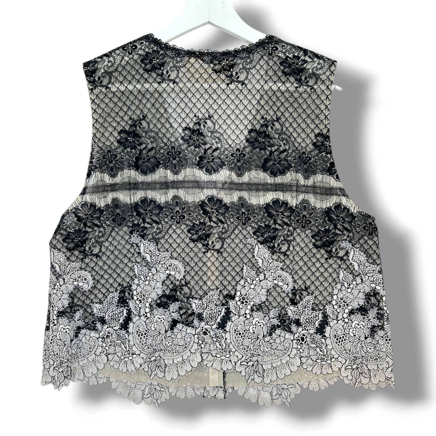 import Rossa インポートロッサ レース刺繍ベスト ジレ ベスト レース