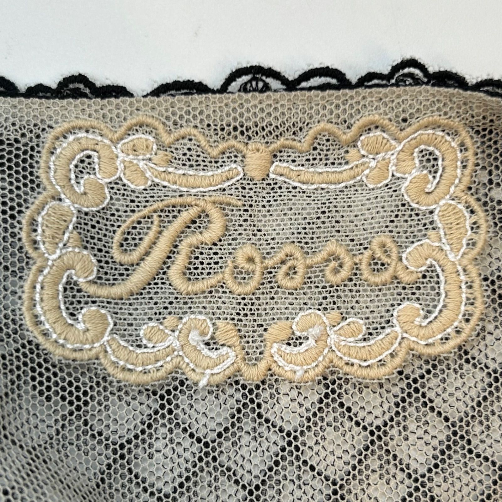 import Rossa インポートロッサ レース刺繍ベスト ジレ ベスト レース