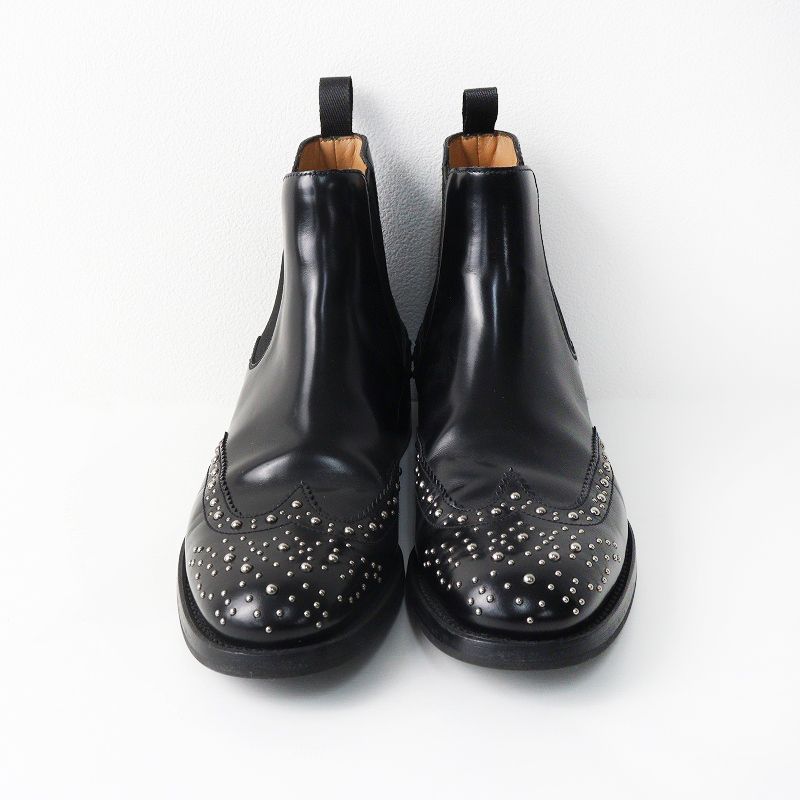 チャーチ Church's KETSBY MET スタッズ サイドゴア ショートブーツ 37