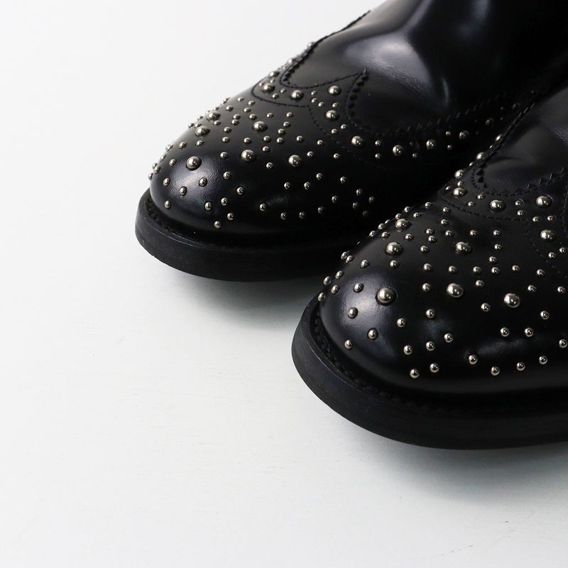 チャーチ Church's KETSBY MET スタッズ サイドゴア ショートブーツ 37