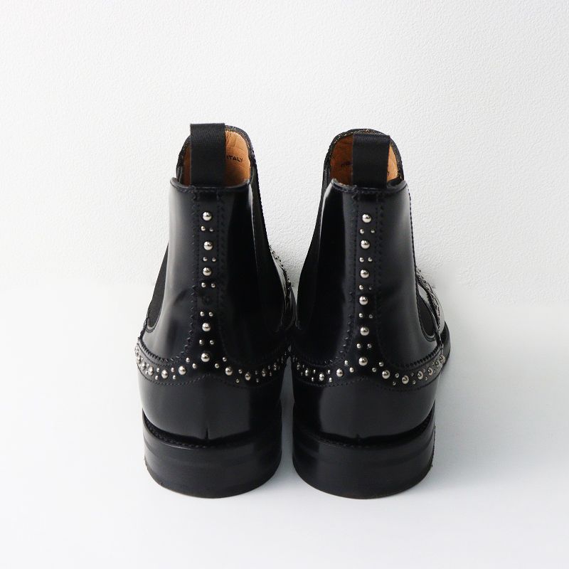 チャーチ Church's KETSBY MET スタッズ サイドゴア ショートブーツ 37