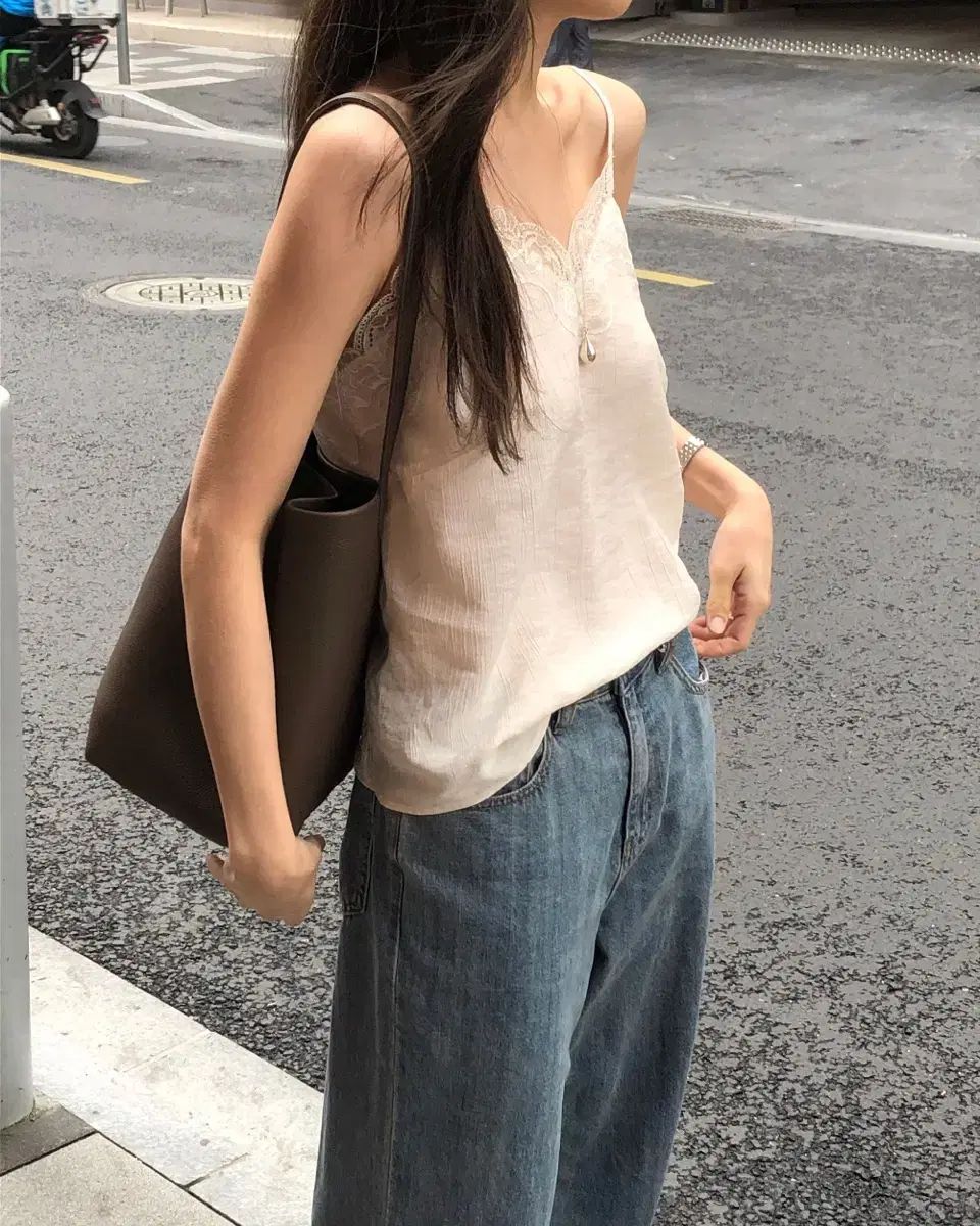 (未使用) オンス ounce キャミソール レース ブラウス Camisole lac