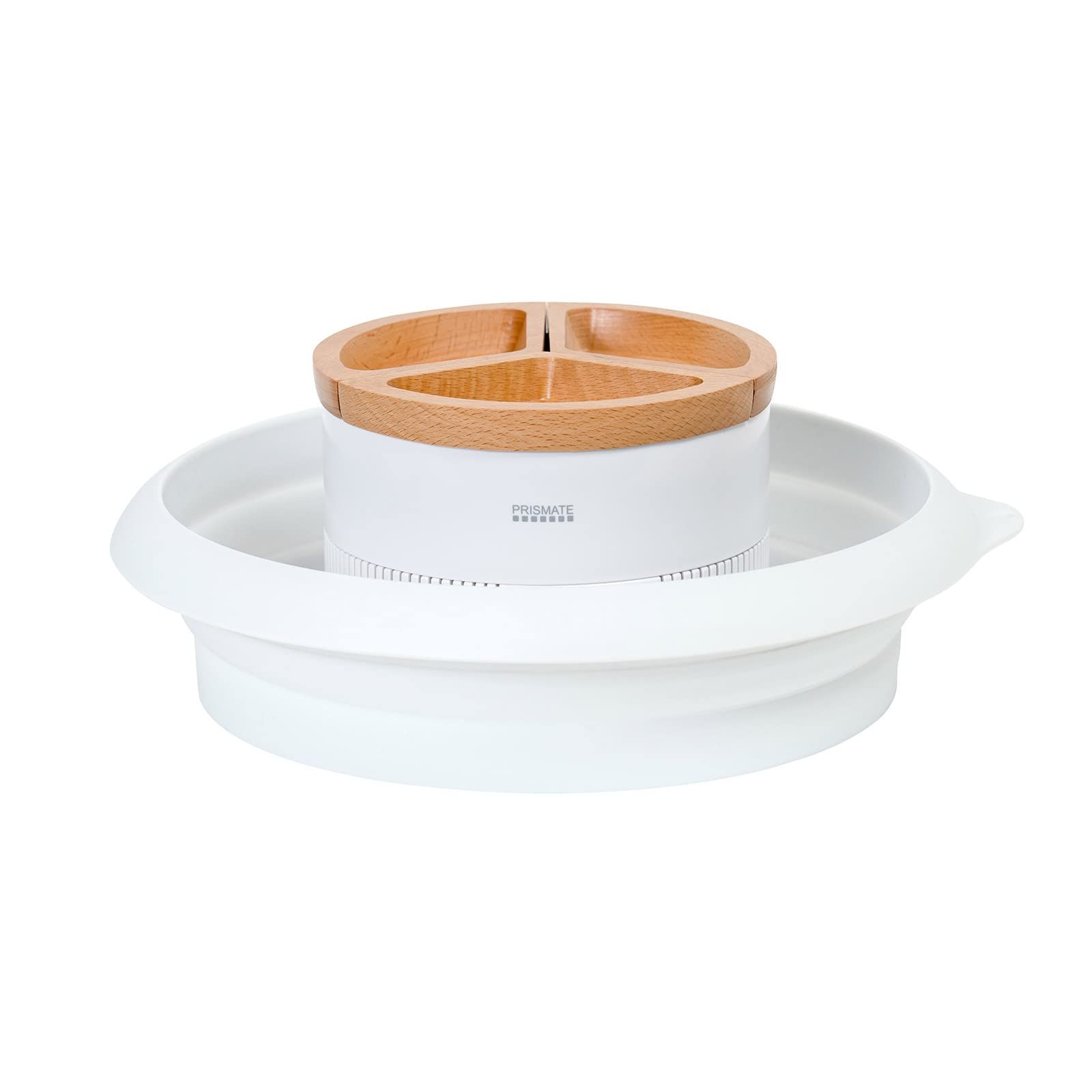 PRISMATE(プリズメイト) 流しそうめん器 たためるシリコンボウル付き PR-SK040 (WH（ホワイト）)t