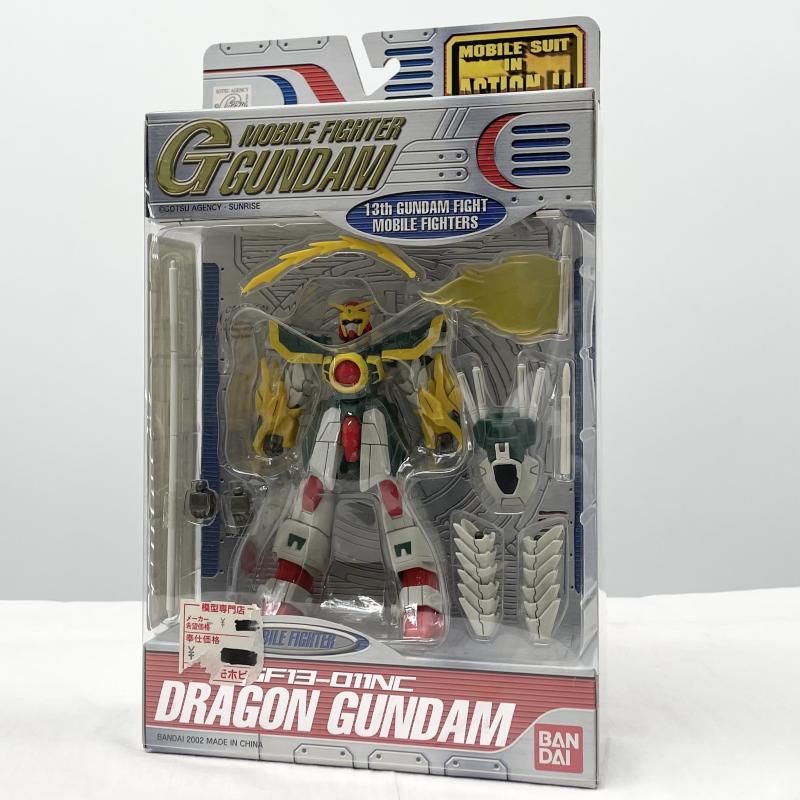 【中古】未開封 MS IN ACTION!! GF13-011NC ドラゴンガンダム バンダイ 機動武闘伝Gガンダム[17]