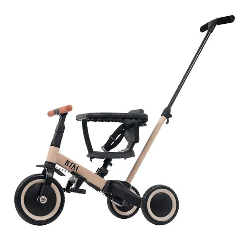 BTM 子供用三輪車 4in1 自転車 オリジナル 押し棒付き 安全バー付き キックボード おもちゃ 乗用玩具 幼児用 軽量 キッズバイク″mn 5d0a1cb9