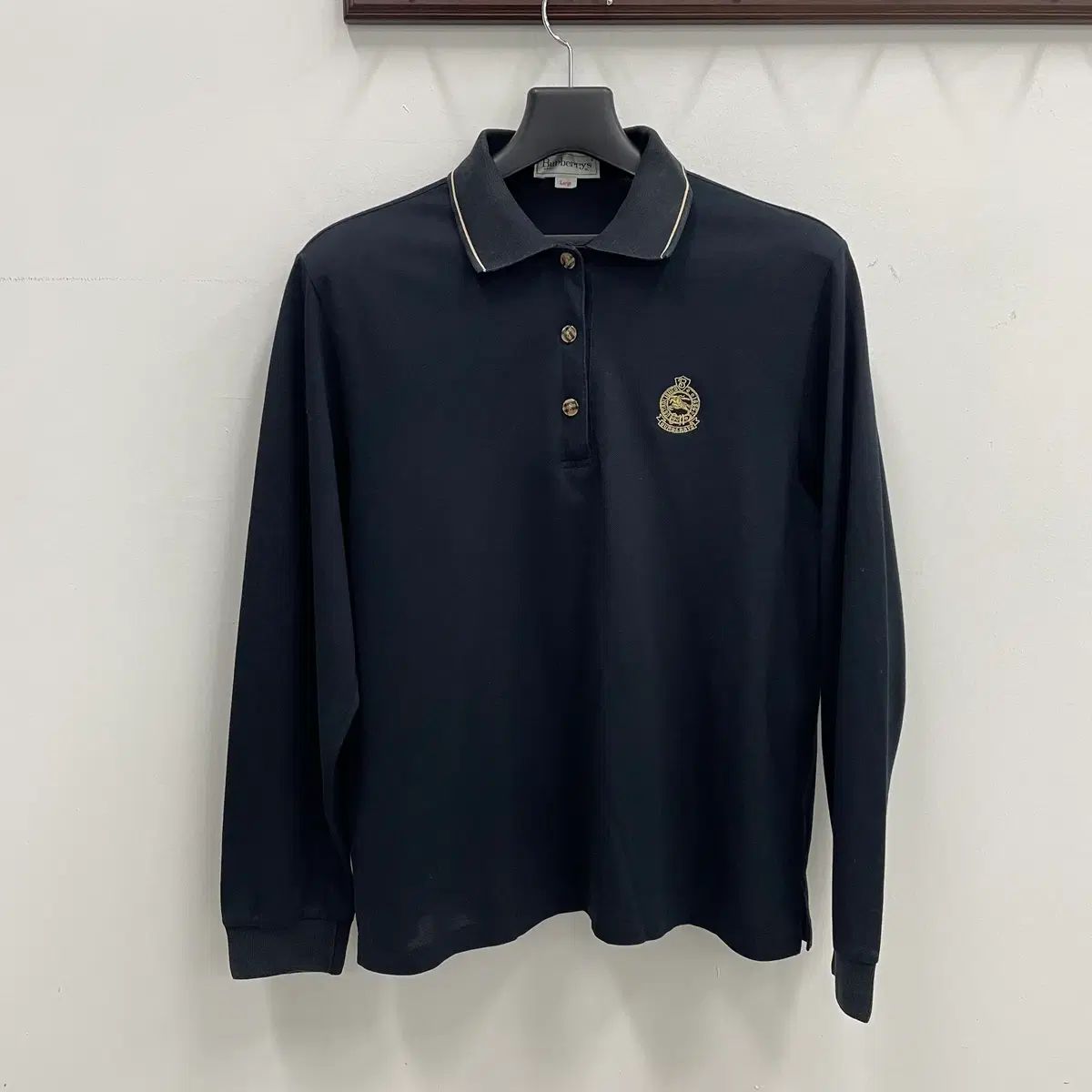 バーバリー ブラック pk ピケ 長袖 Tシャツ