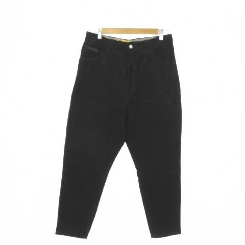 グルメジーンズ gourmet jeans TYPE-3 LEAN コーデュロイパンツ 30 黒 ブラック テーパード アンクル /AO17 ■GY03