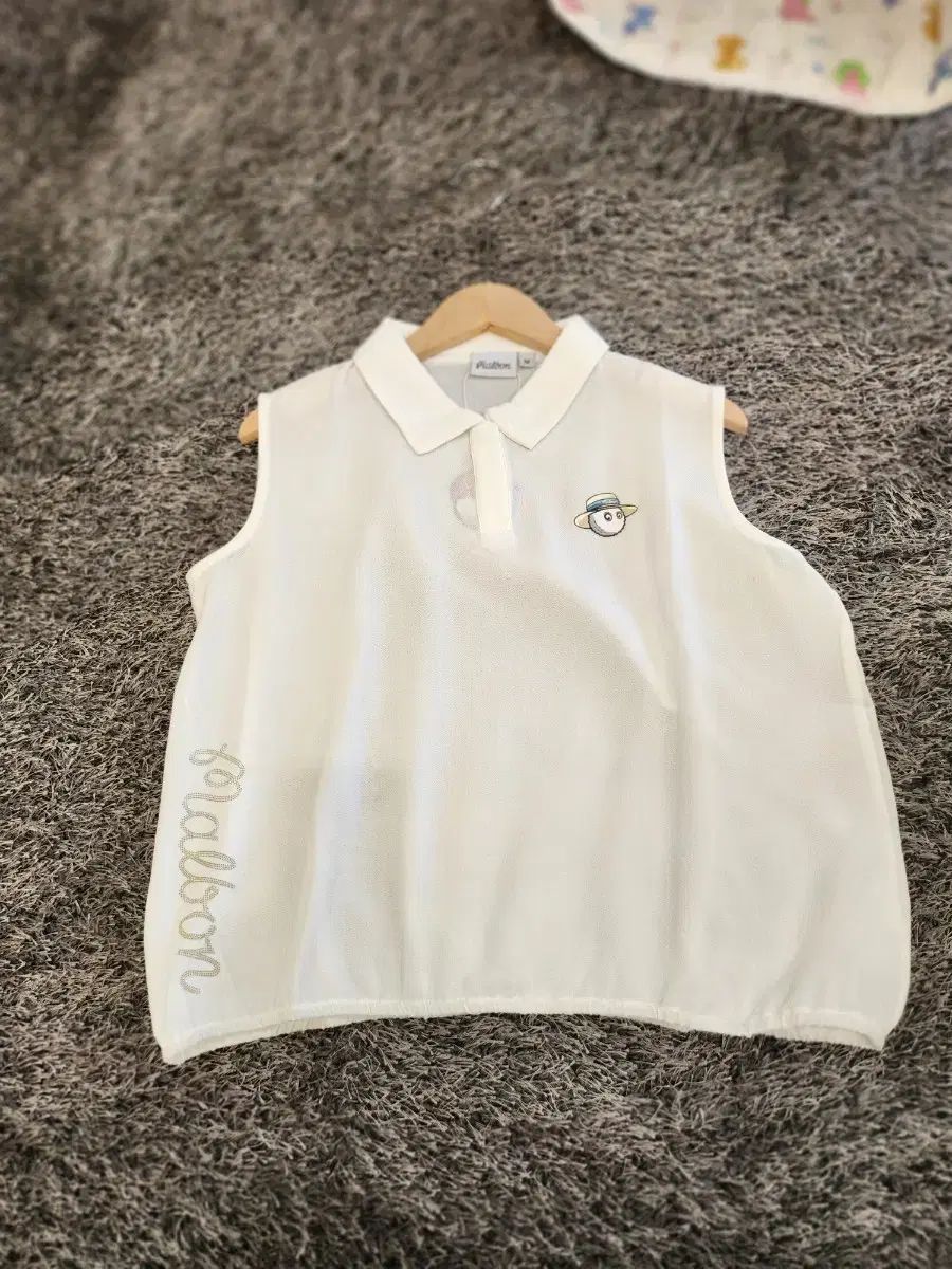 マルボンゴルフ レディース ノースリーブ Tシャツ 白