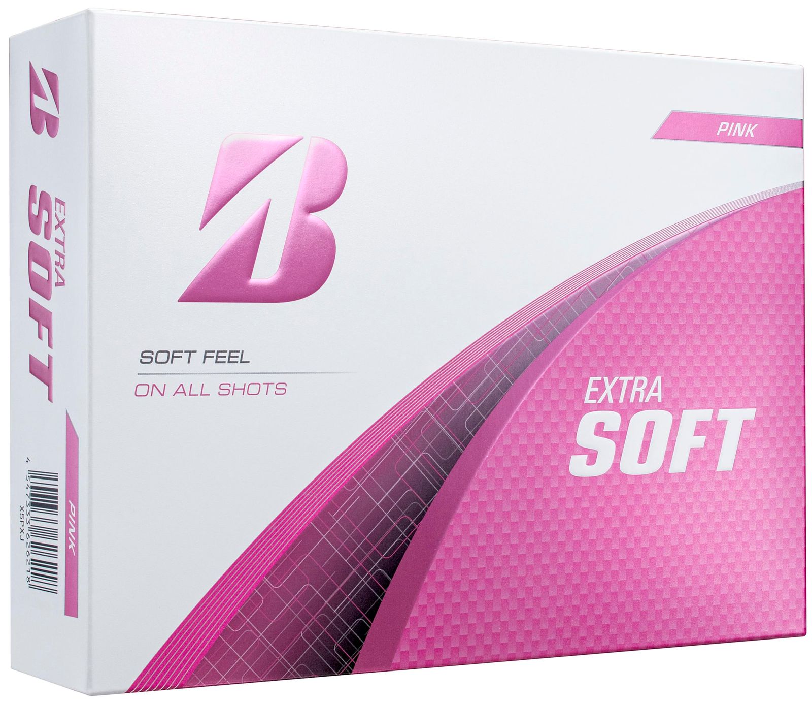 新品 BRIDGESTONE(ブリヂストン)ゴルフボール EXTRA SOFT 2025年モデル 12球入 ピンク X5PXJ (× 3)