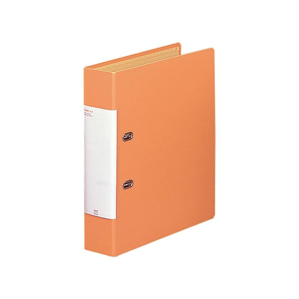新品 リヒトラブ リクエスト D型 リングファイル A4 橙 10冊 G2250-4_10