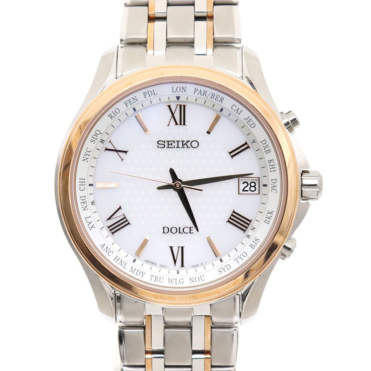 セイコー ドルチェ＆エクセリーヌ ドルチェ SADZ202 / 7B27-0AD0 チタン 【中古】【送料無料】 メンズ SEIKO 080110TTXY-18366