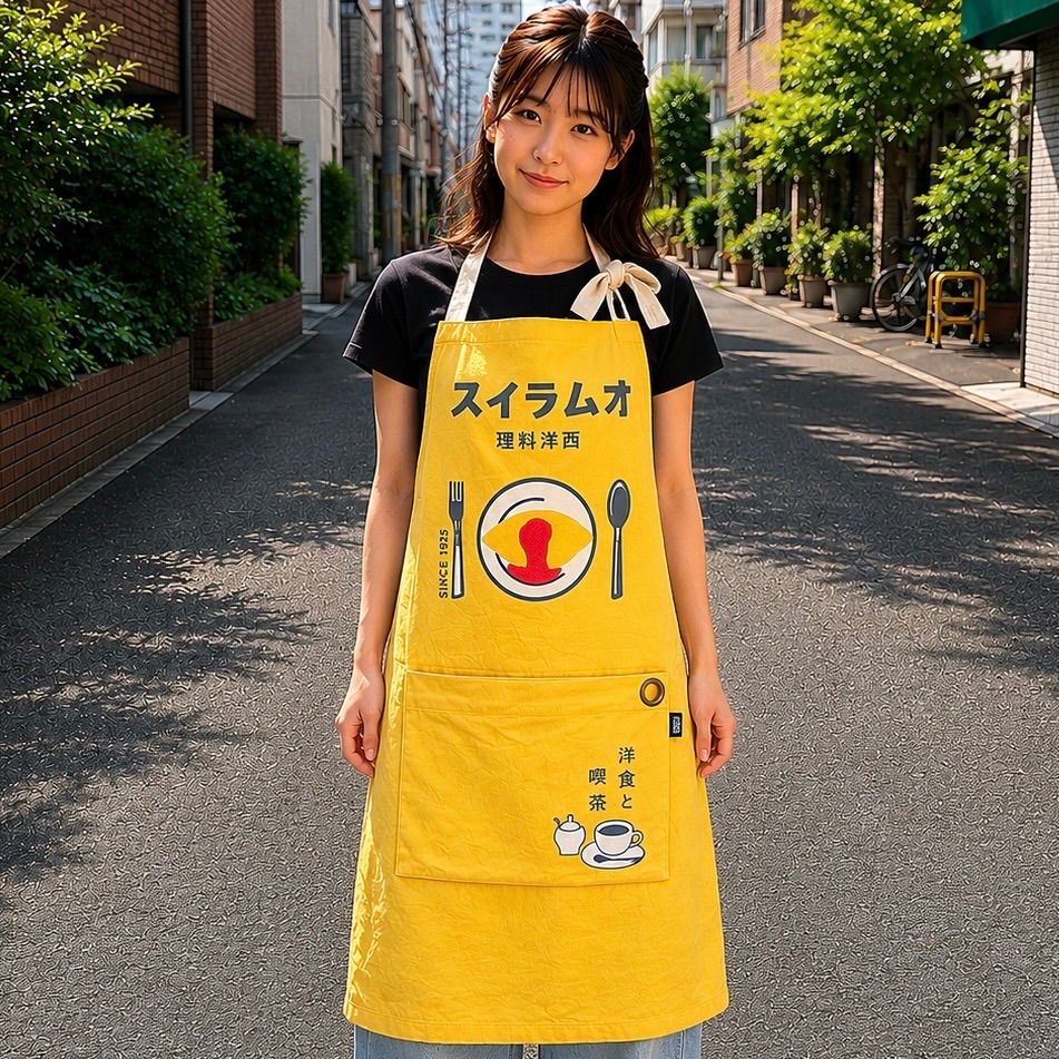 AND PACKABLE】オムライス エプロン(71054) - メルカリ