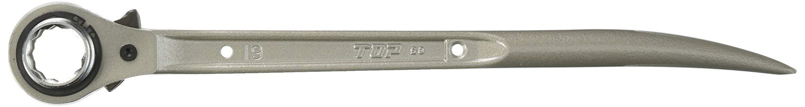 新品 トップ(TOP) シノ曲がりラチェットレンチ 6個入 RM-19×24N-S