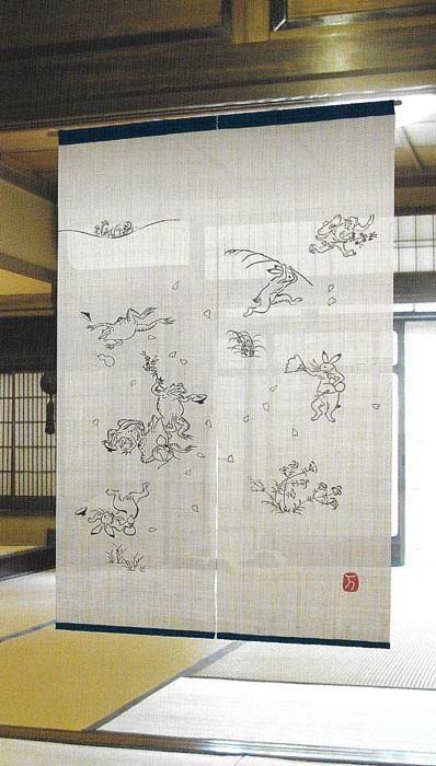 のれん 芭蕉織 万葉舎 88cm×150cm