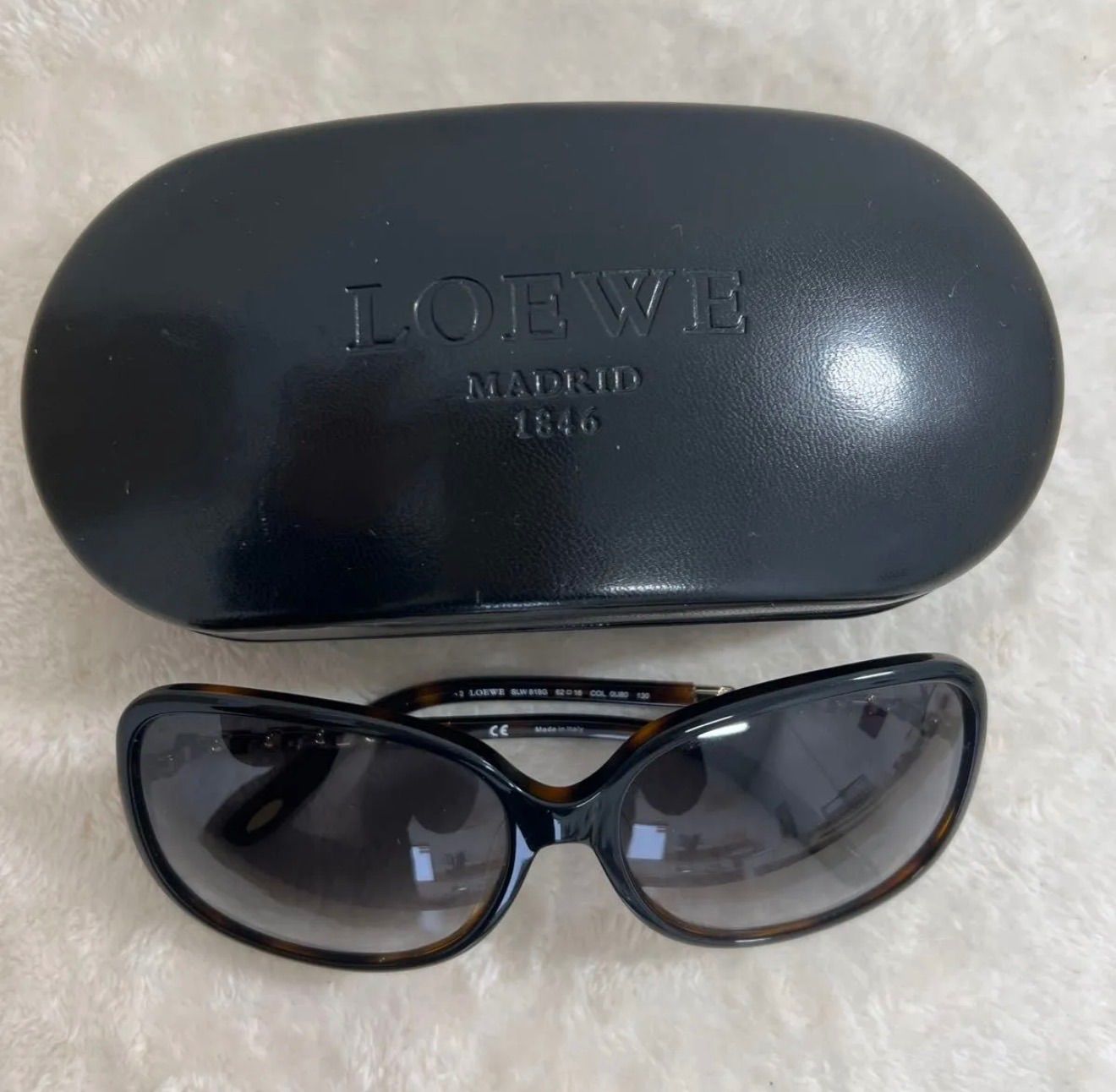 LOEWE ロエベ サングラス SLW818G 62□16 COL.QUBO ケース付