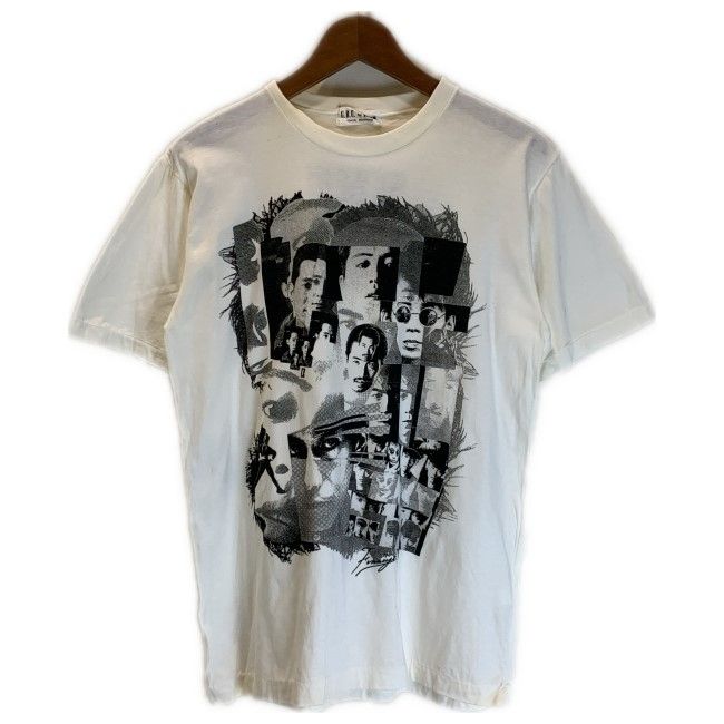 【中古】　チェッカーズ　バンT　80s vintage　80年代　OLD　Tシャツ　半袖　トップス　クルーネック　SCREWツアーTシャツ　藤井フミヤデザイン　プリント　日本製　古着　/1953