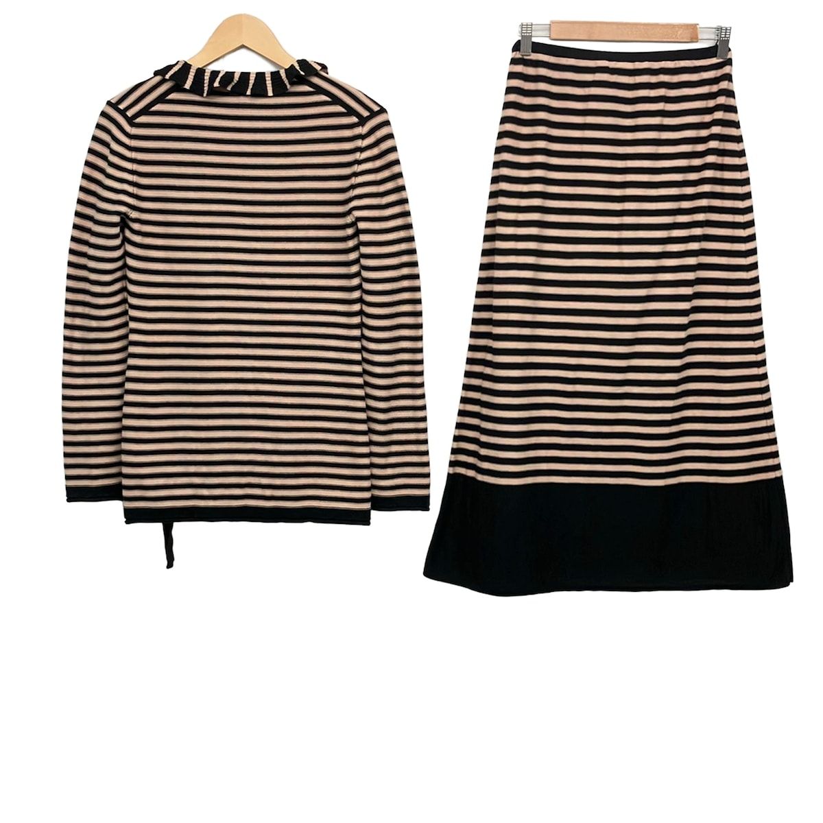 最終お値下げ　ソニアリキエル　コットンニットセットアップ SONIARYKIEL(ソニアリキエル) スカートセットアップ レディース美品