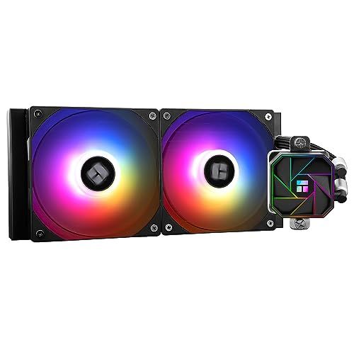 THERMALRIGHT AQUA ELITE 240 V3 Aio CPUクーラー、240液冷列、ARGB PWMクーラーファン、Intel LGA1150/1151/1155/1156/1200/2011/1700、AMD:AM4/AM5 4b7259da