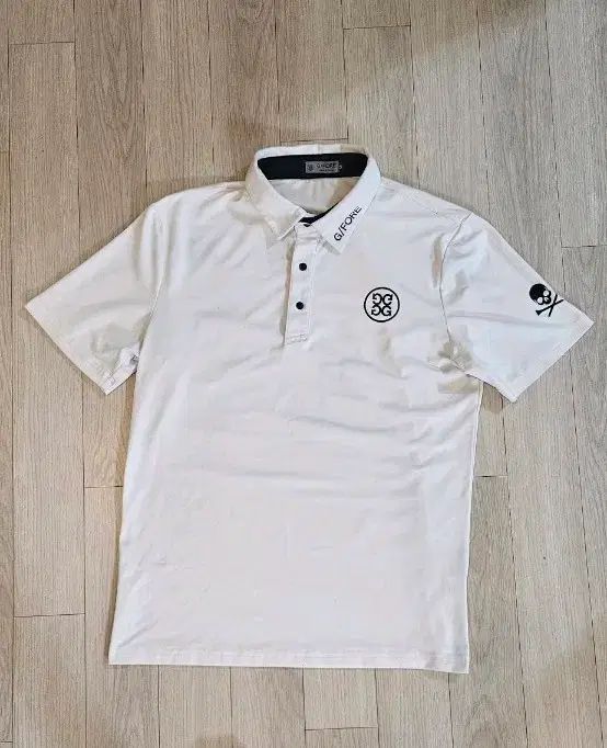 G FORE (ジーフォア) 白 半袖 ポロ Tシャツ 95 バスト 50