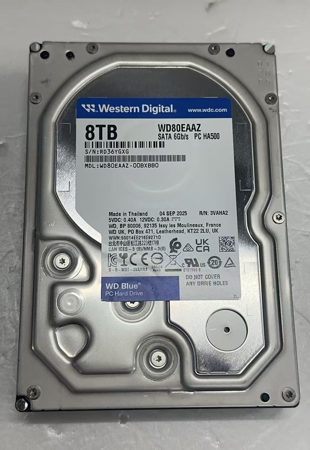 WD80EAAZ 8TB HDD ジャンク品 認識不可 - メルカリ