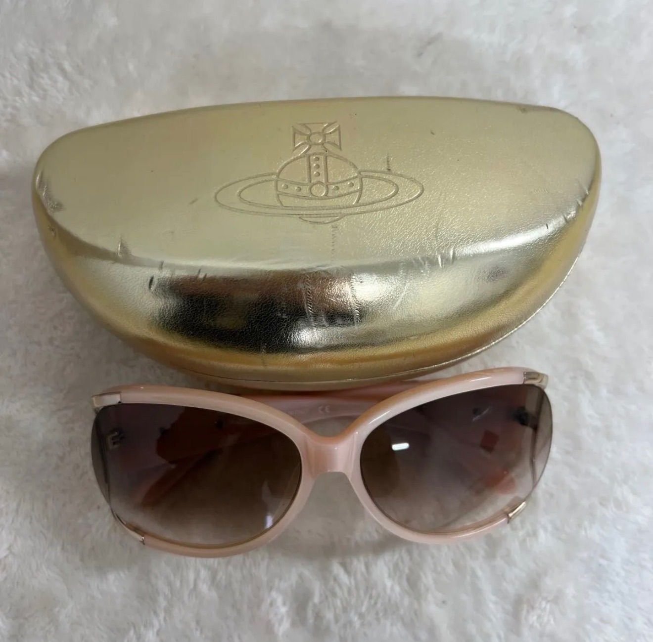 Vivienne Westwood ヴィヴィアンウエストウッド サングラス ピンク mod.VW740 6216 ケース付