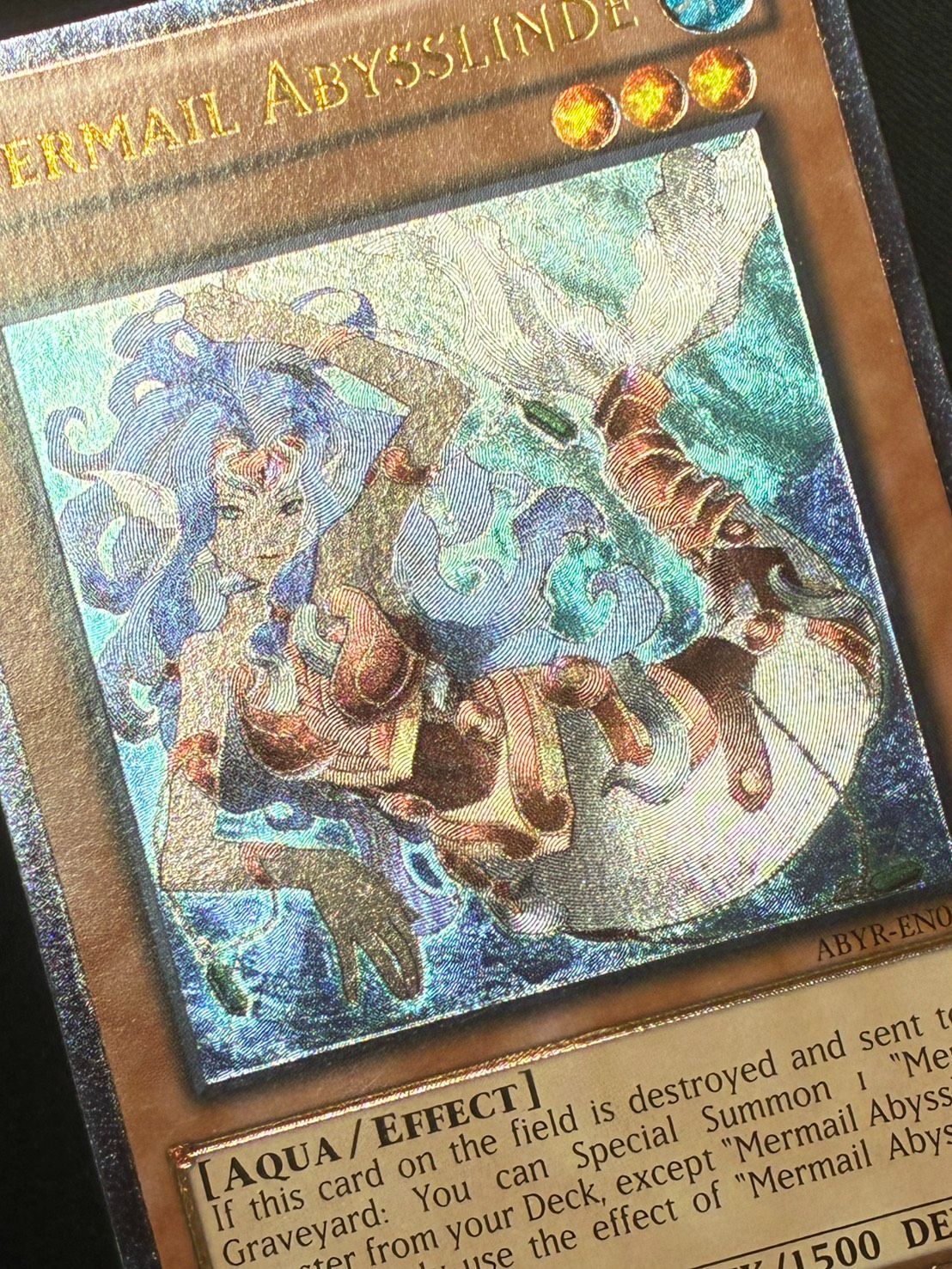 遊戯王】水精鱗アビスリンデ Mermail Abysslinde レリーフ 3枚セット