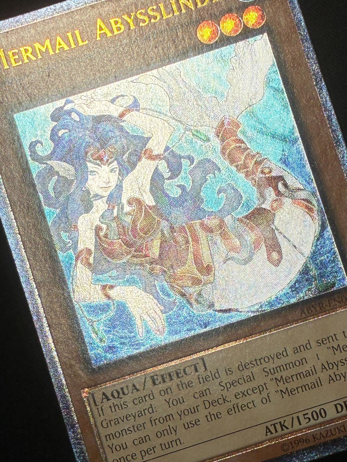 遊戯王】水精鱗アビスリンデ Mermail Abysslinde レリーフ 3枚セット