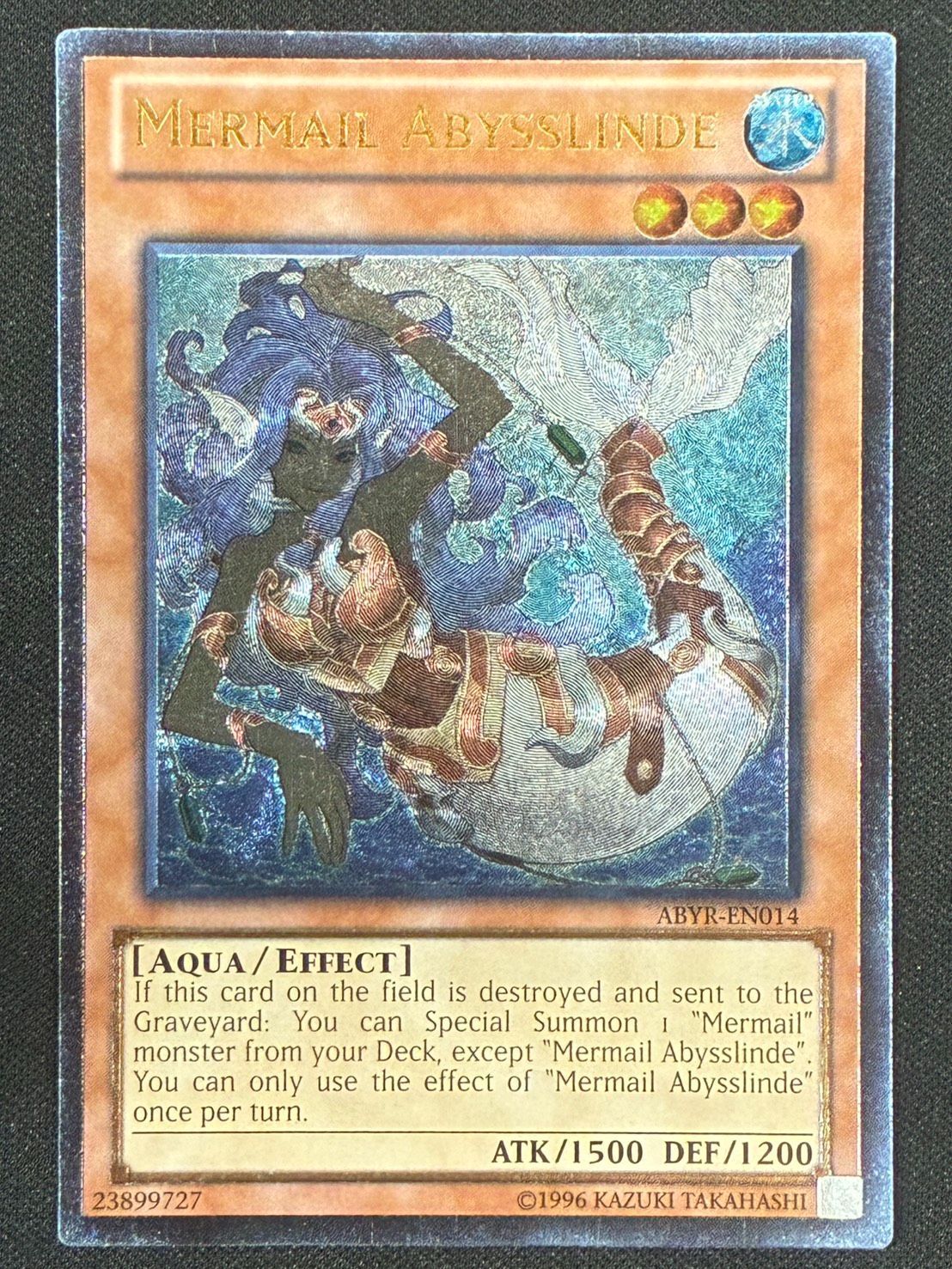 遊戯王】水精鱗アビスリンデ Mermail Abysslinde レリーフ